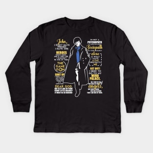 Sherlock Quotes Kids Long Sleeve T-Shirt